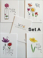 Blank Note Cards 5-pack