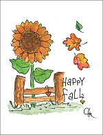 Fall Sunflower