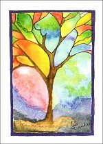 Stained Glass Tree