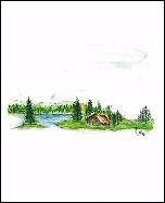 Lake Cabin Guestbook