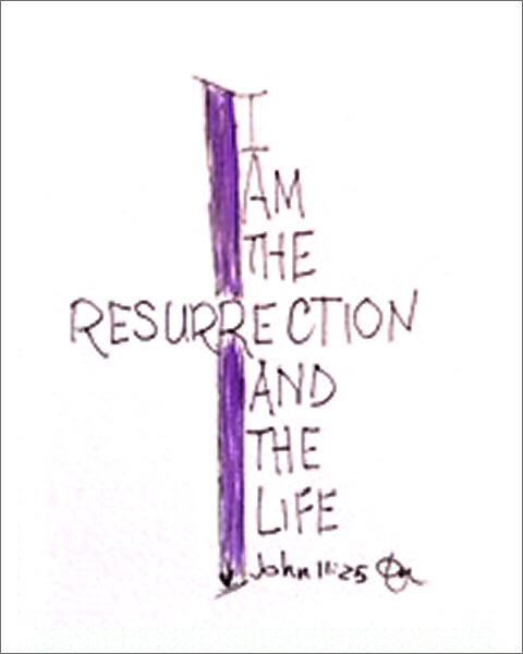 I am the Resurrection (cross)