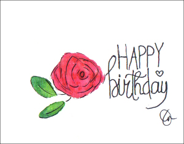 Birthday Rose