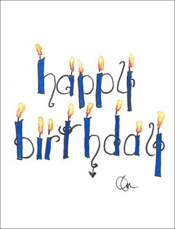 Happy Birthday Candles
