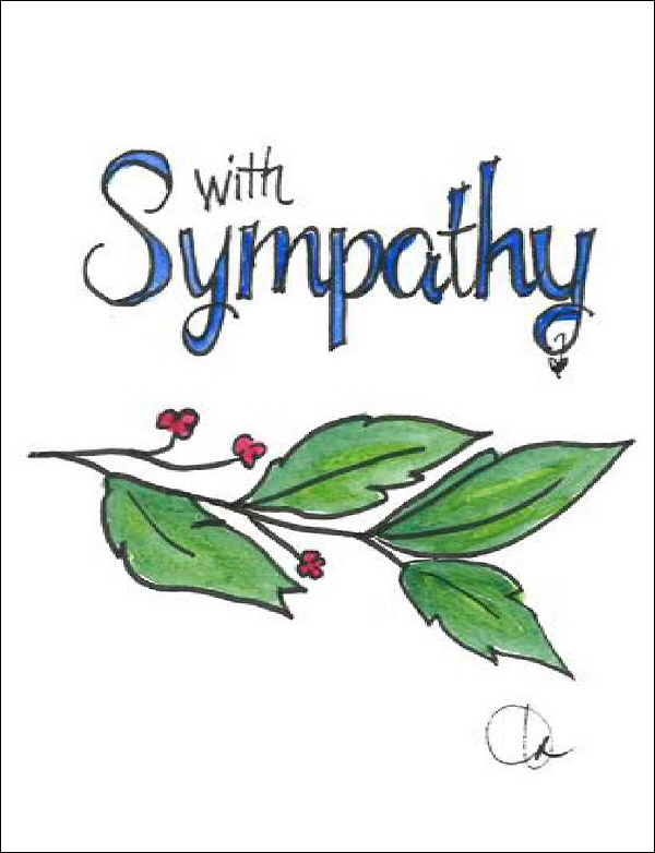 With Sympathy