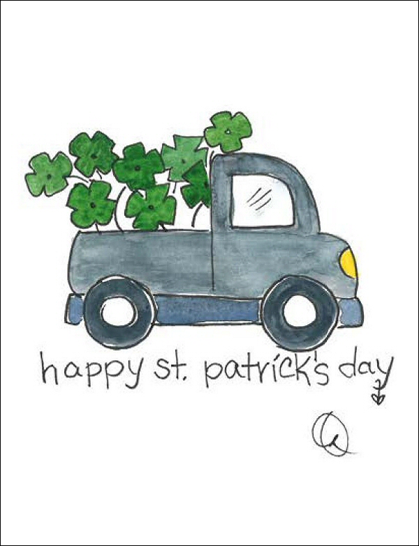 Truckload of Shamrocks