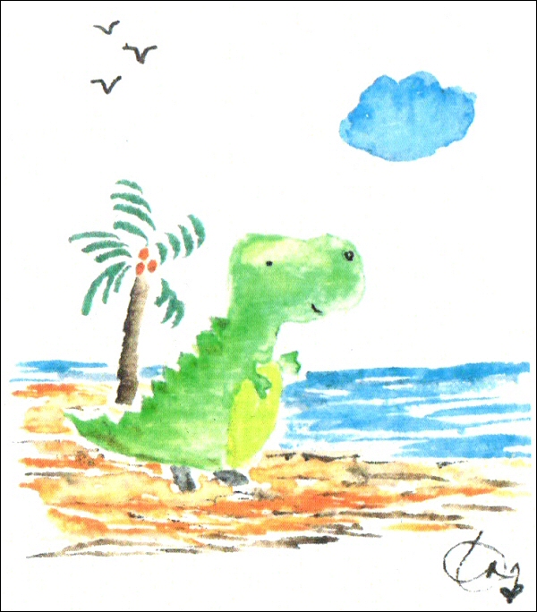 T-Rex on Vacation / Dino Beach