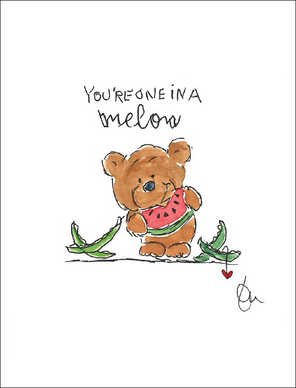 Bear w/melon