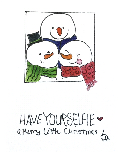 Snowman Selfie