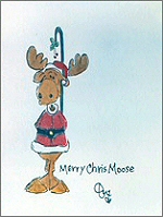 Merry Christmas Moose